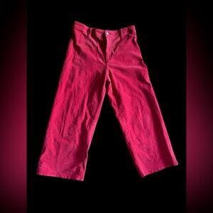 Universal Threads Bold Red Wide Leg Corduroy  Pants